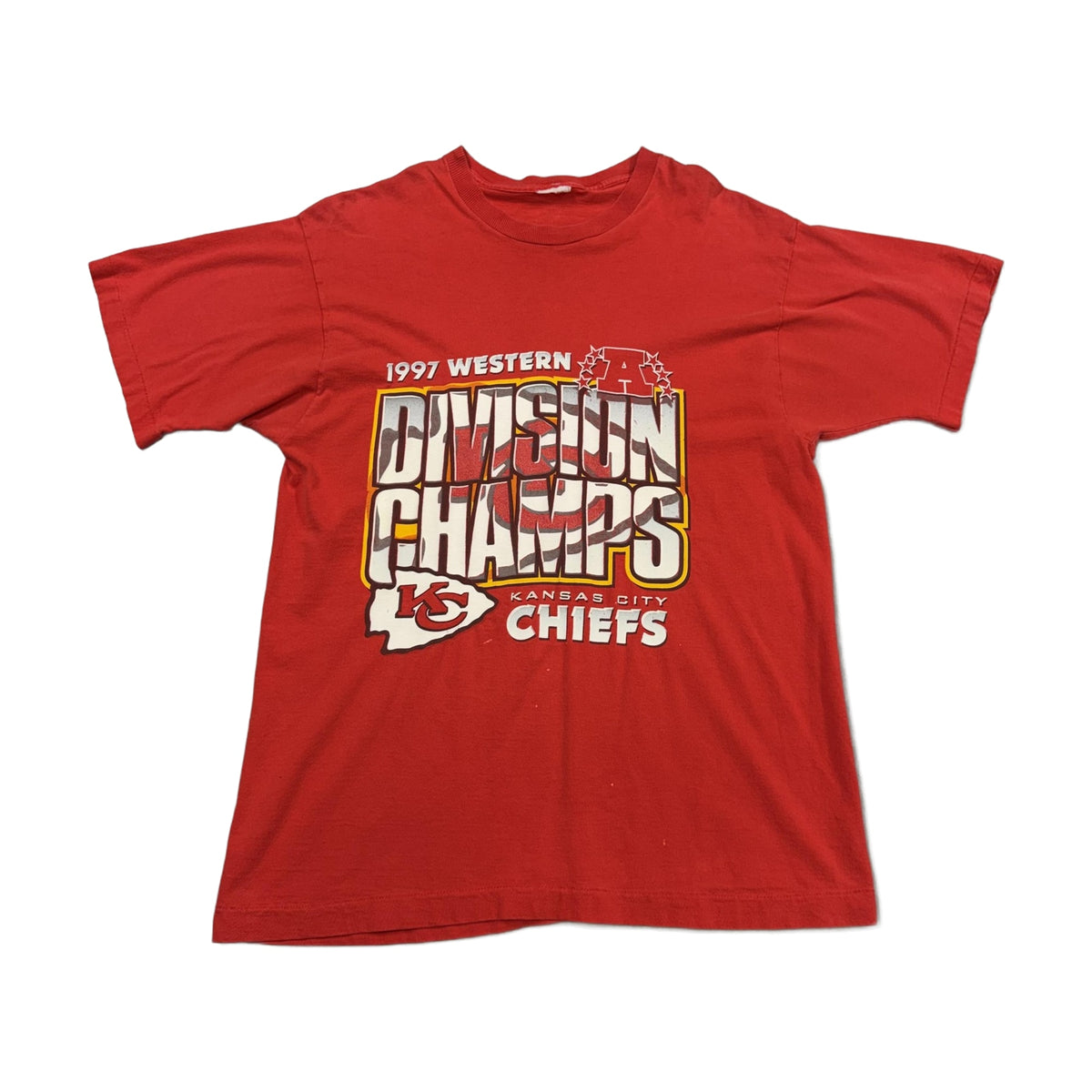 Vintage 1997 Kansas City Chiefs T-Shirt red - photo 1