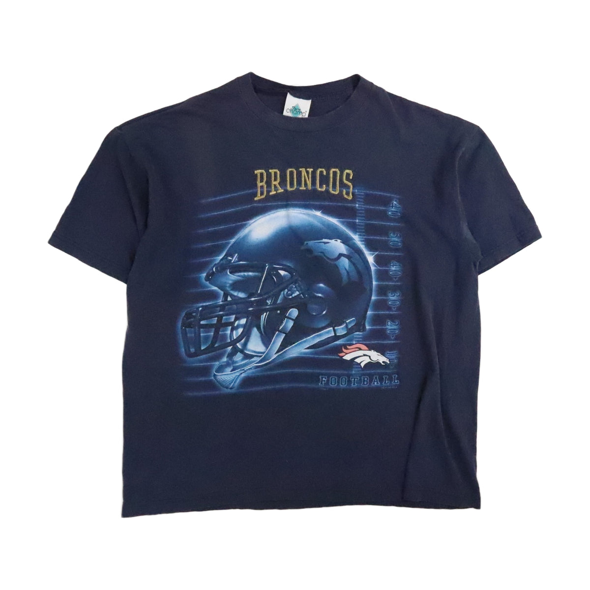 Vintage 90s Denver Broncos Tour Champ T-Shirt blue - photo 1