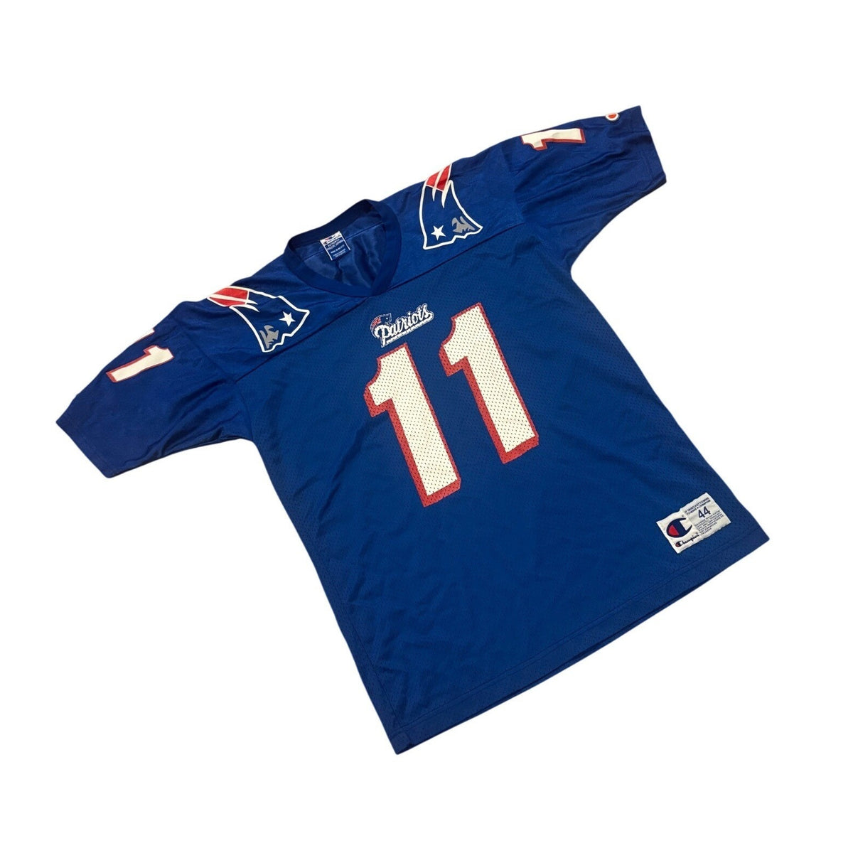 Vintage 90s New England Patriots Champion Jersey blue - photo 1