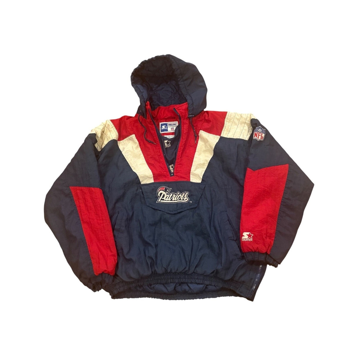 Vintage 90s New England Patriots Starter Jacket blue - photo 1