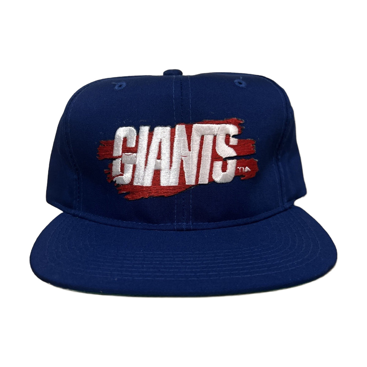 Vintage 90s New York Giants New Era Snapback Hat blue - photo 1