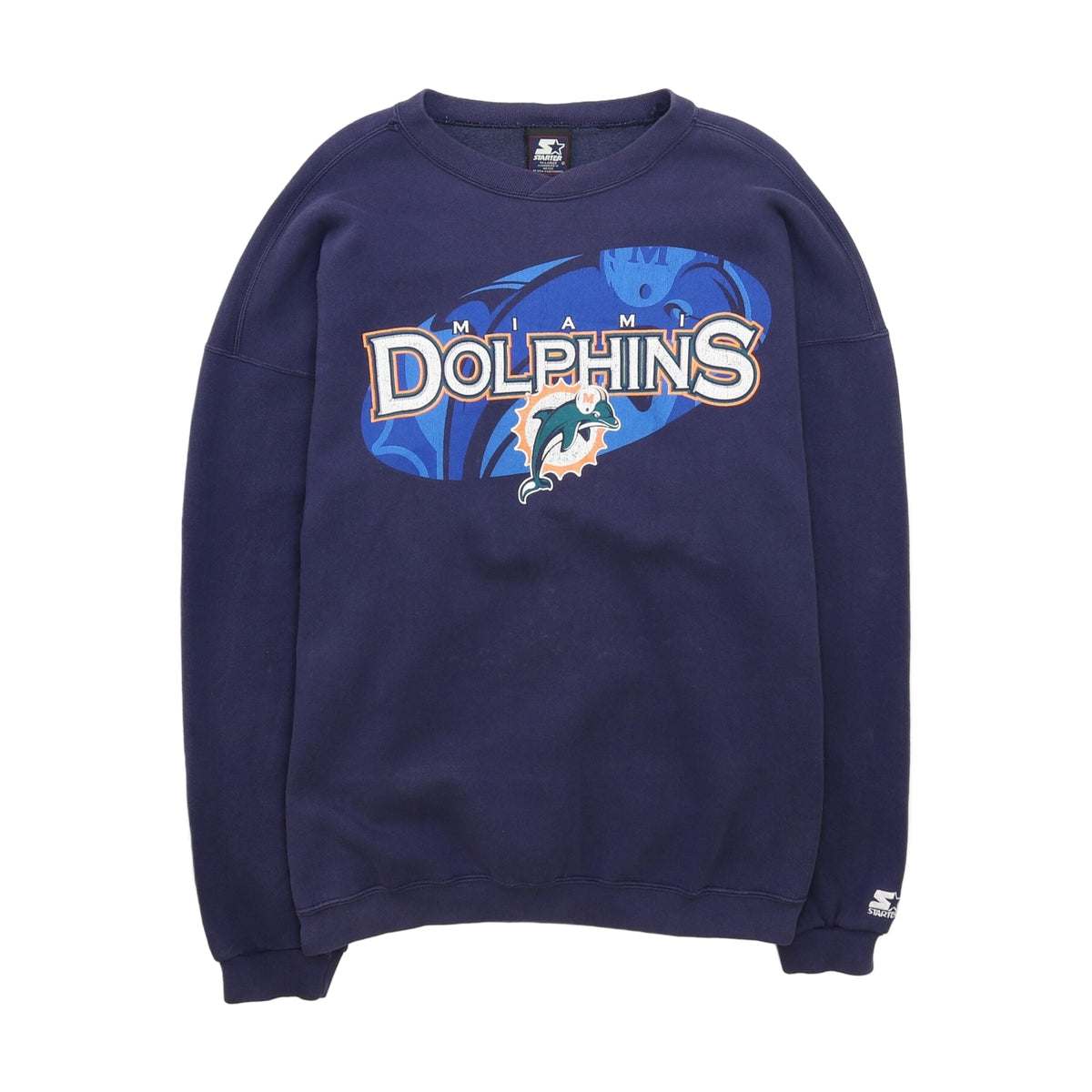 Vintage 90s Miami Dolphins Starter Sweatshirt blue - photo 1
