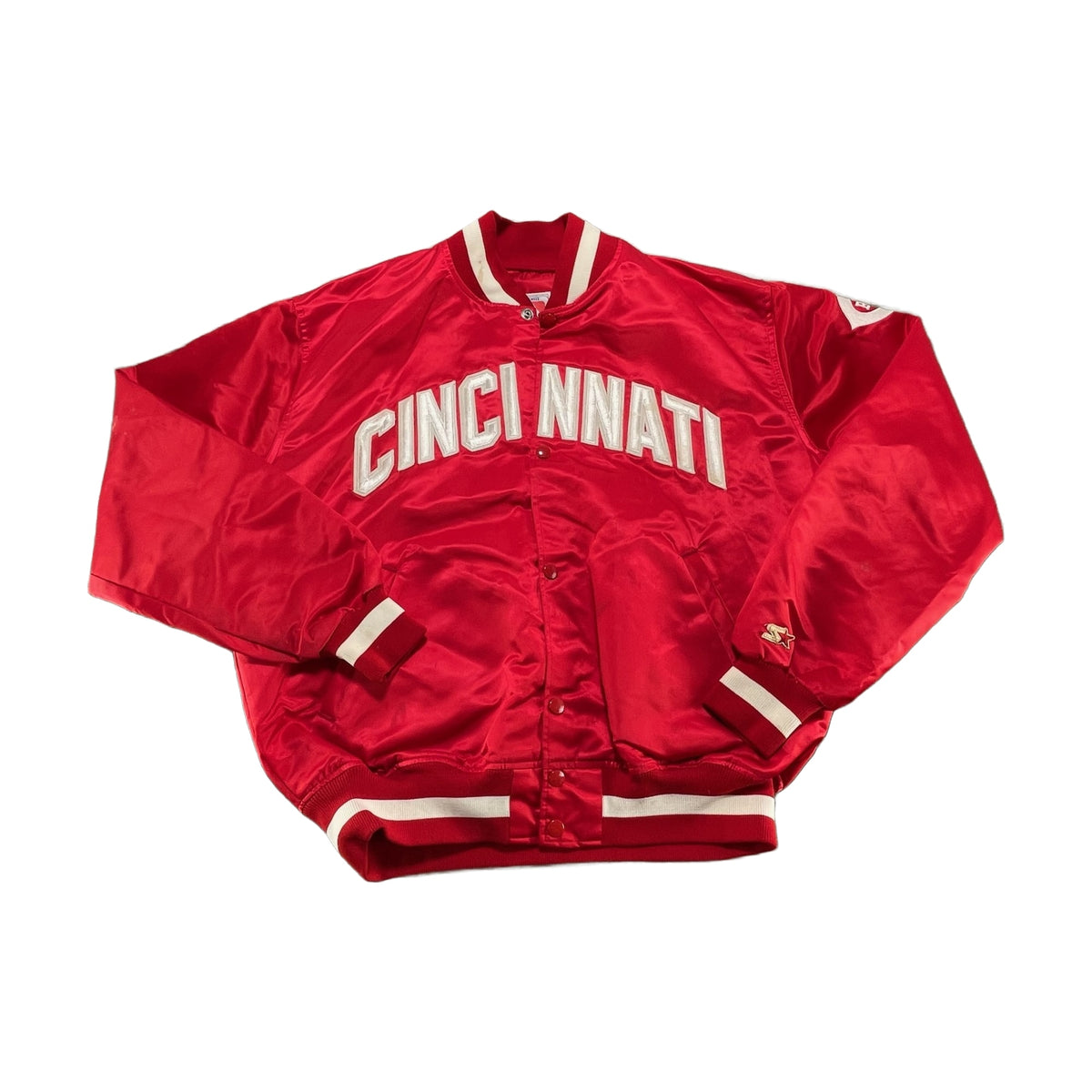 Vintage 90s Cincinnati Reds Starter Jacket red - photo 1