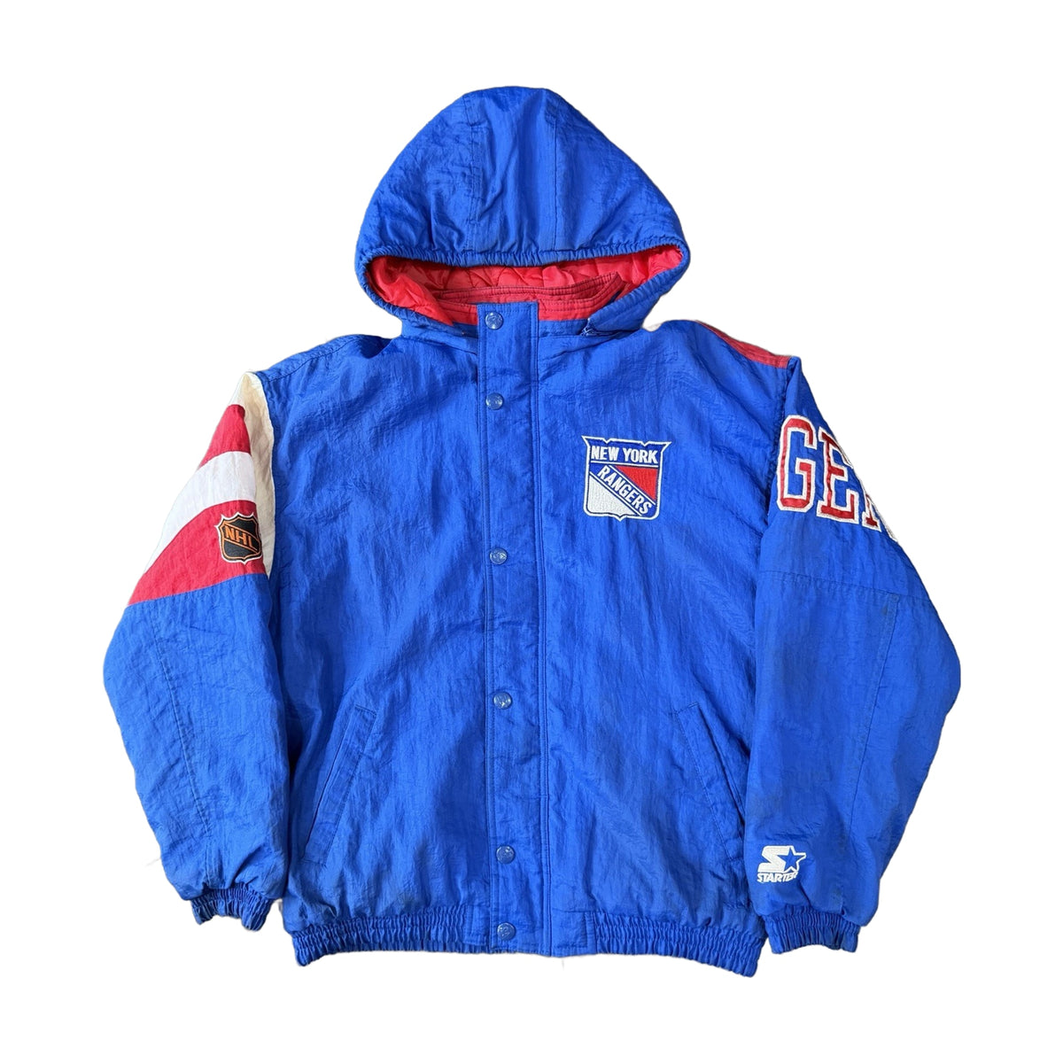 Vintage 90s New York Rangers Starter Jacket blue - photo 1