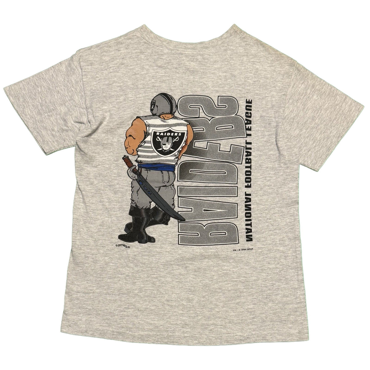 1994 Nutmeg Los Angeles Raiders vintage T-shirt back