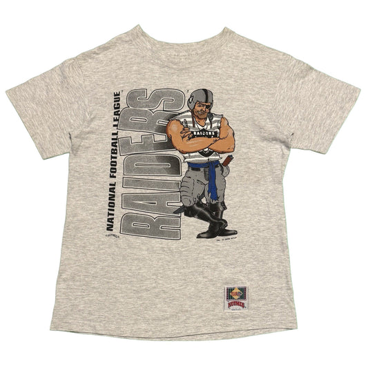 1994 Nutmeg Los Angeles Raiders vintage T-shirt front