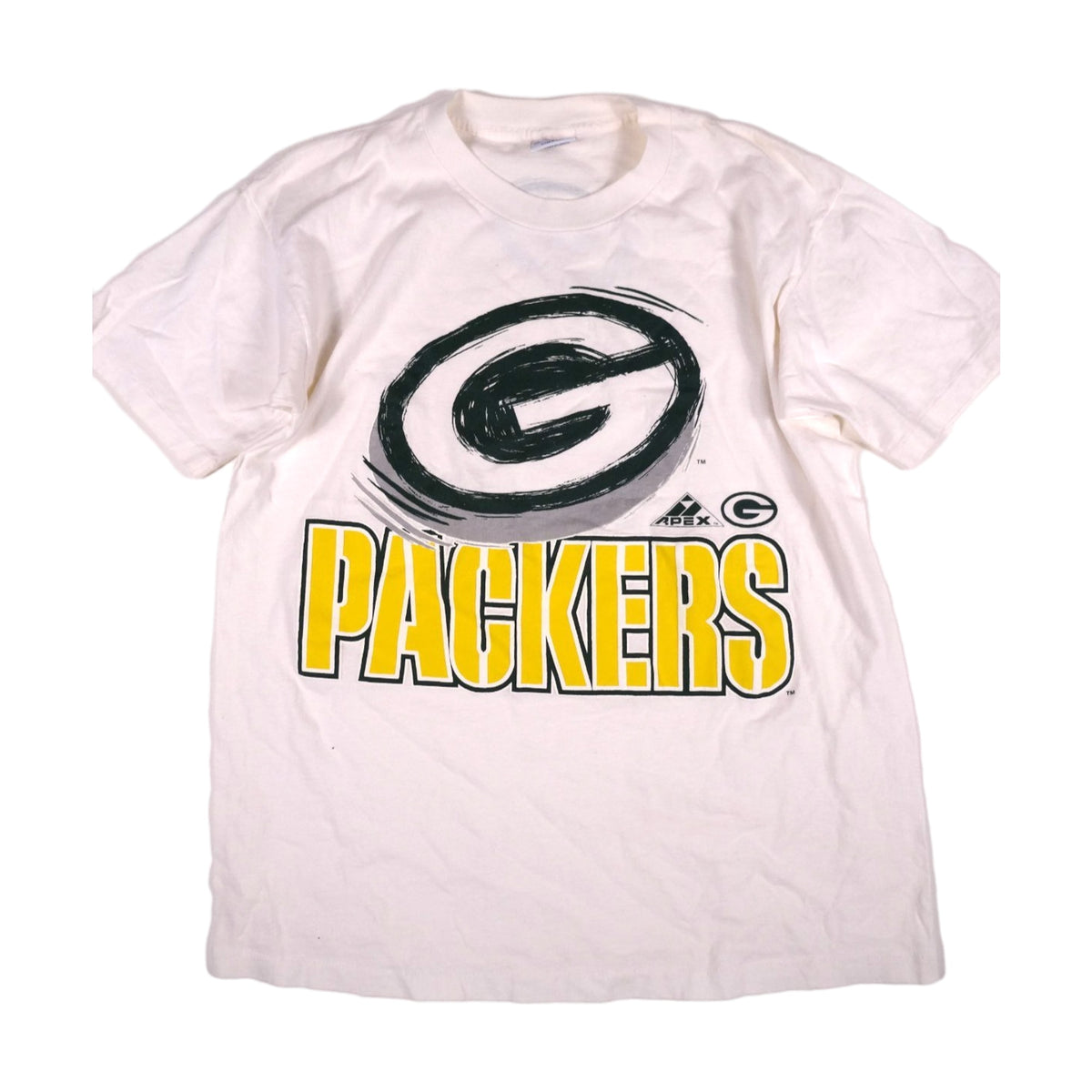 Vintage 90s Green Bay Packers Brett Favre Apex One T-Shirt white - photo 1