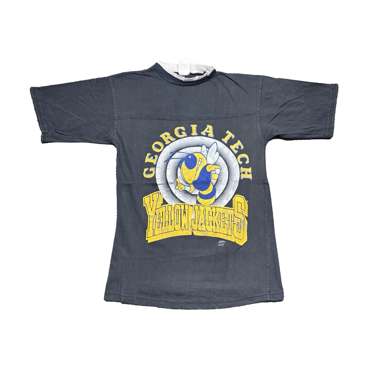Vintage 90s Georgia Tech Yellow Jackets Russell Athletic T-Shirt yellow - photo 2