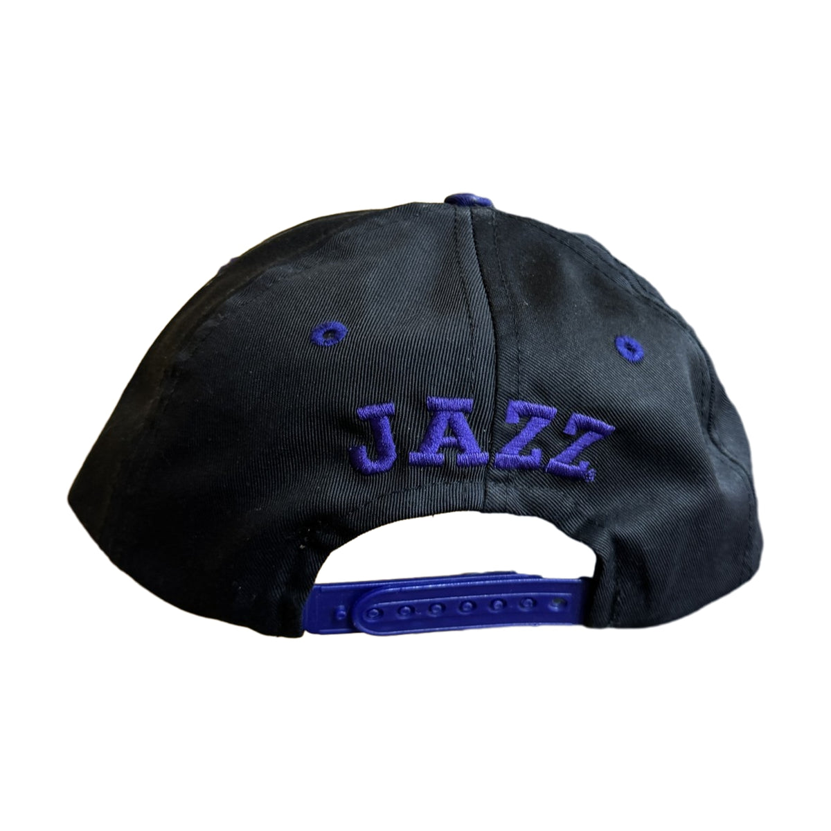 Vintage 90s Utah Jazz Logo 7 Snapback Hat black - photo 2