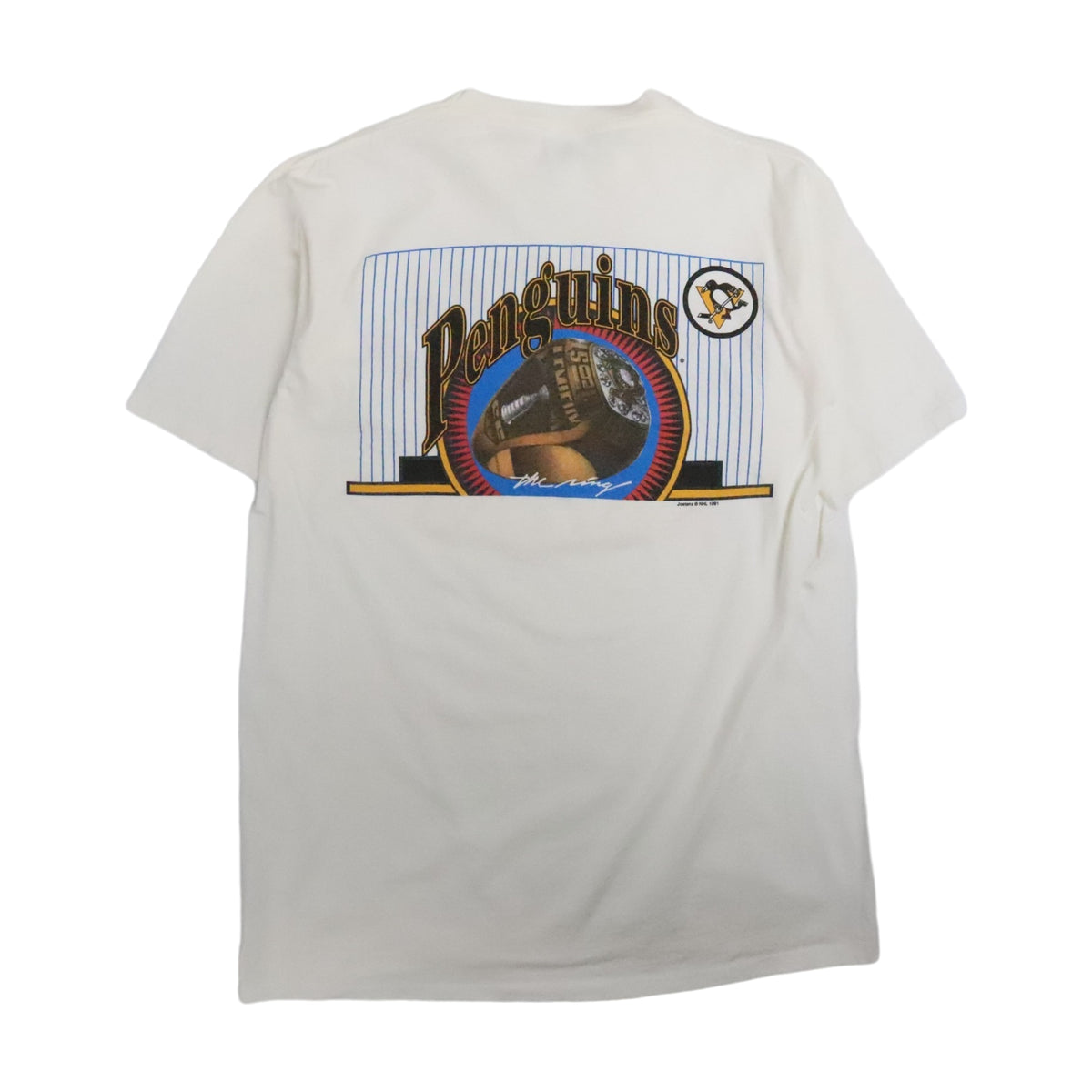 Vintage 1991 Pittsburgh Penguins Champions T-Shirt - photo 2