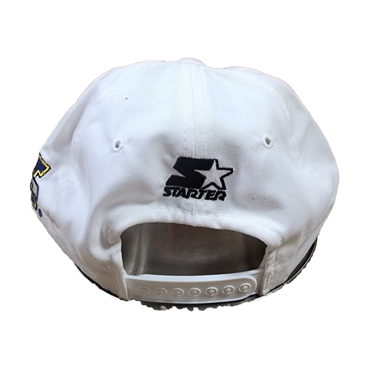 Vintage 90s Michigan Wolverines Starter Snapback Hat white - photo 2
