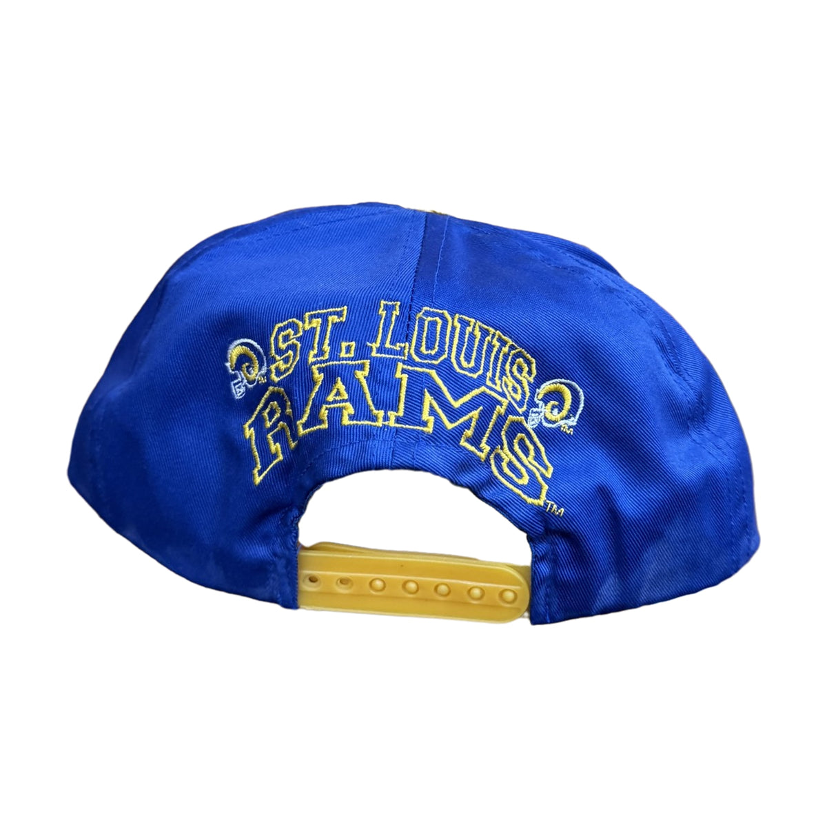 Vintage 90s St. Louis Rams Drew Pearson Snapback Hat blue - photo 2