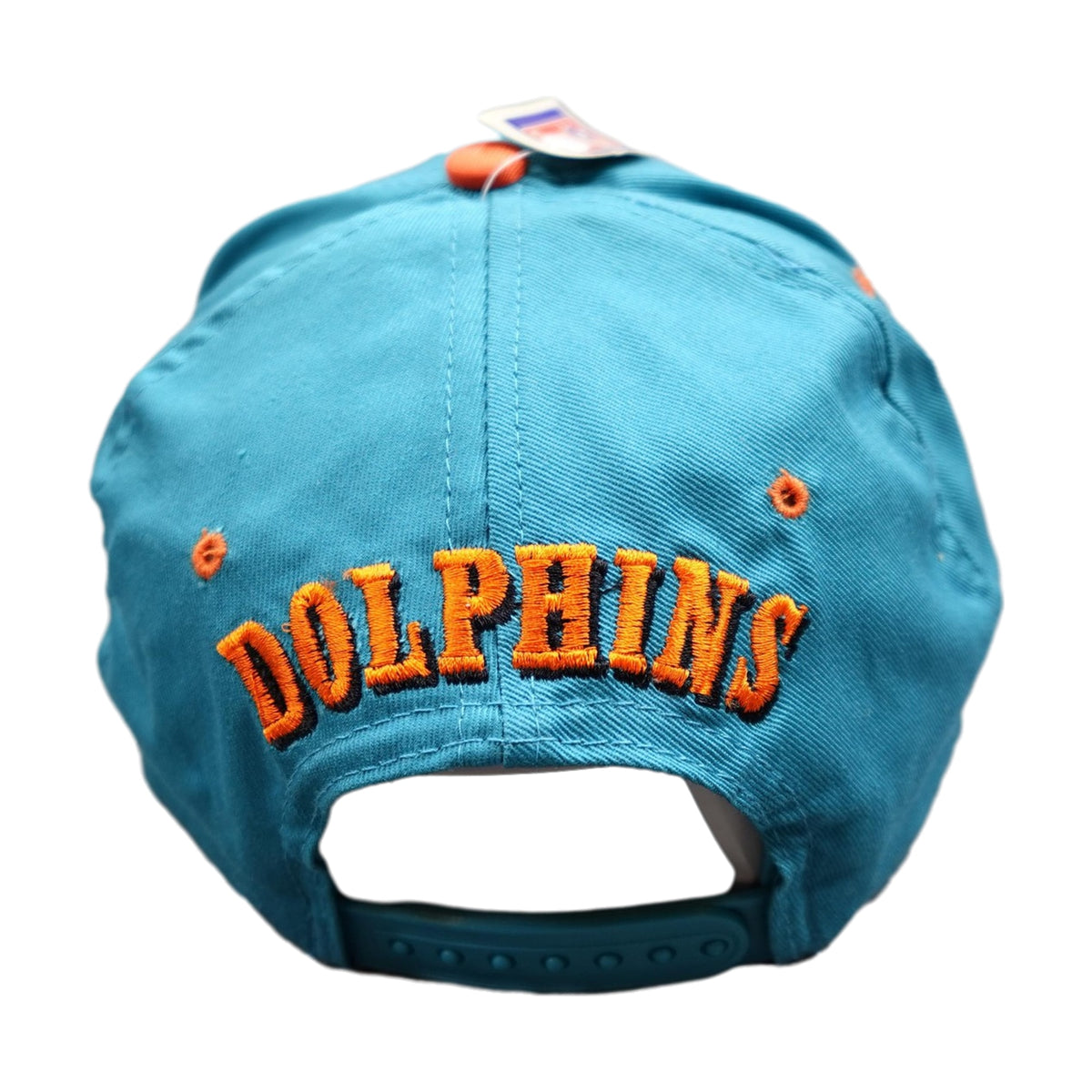 Vintage 90s Miami Dolphins Ajd Snapback Hat blue - photo 2