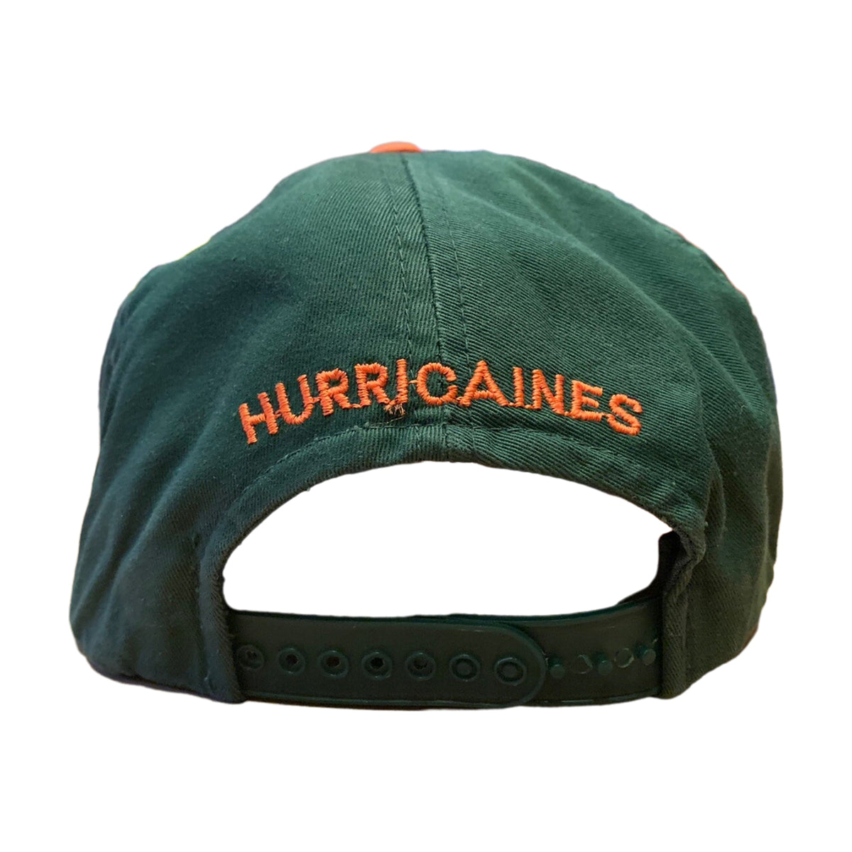 Vintage 90s Miami Hurricanes Ajd Snapback Hat green - photo 2