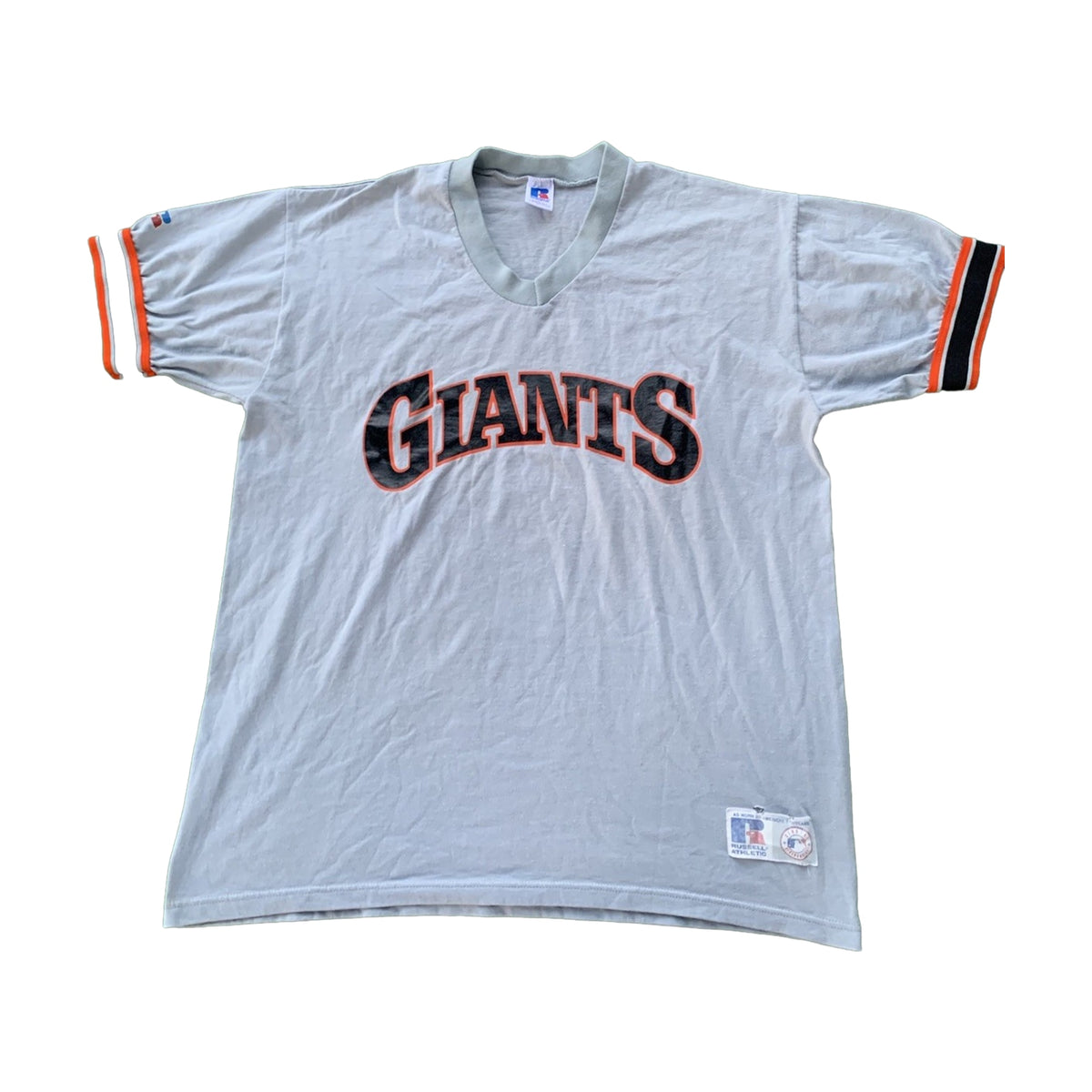 Vintage 80s San Francisco Giants Russell Athletic T-Shirt gray - photo 1