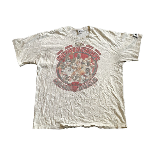 Vintage 1997 Chicago Bulls Starter T-Shirt white - photo 1