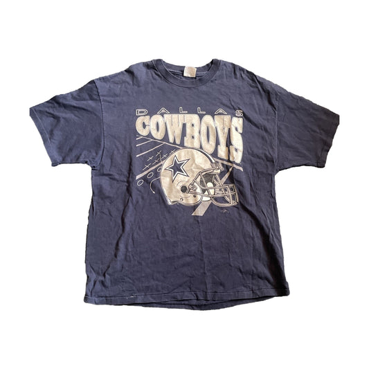 Vintage 90s Dallas Cowboys Hanes T-Shirt blue - photo 1