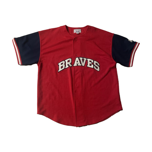 Vintage 90s Atlanta Braves Starter Jersey red - photo 1