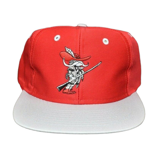 Vintage 90s UNLV Rebels Logo 7 Snapback Hat red/silver - photo 1