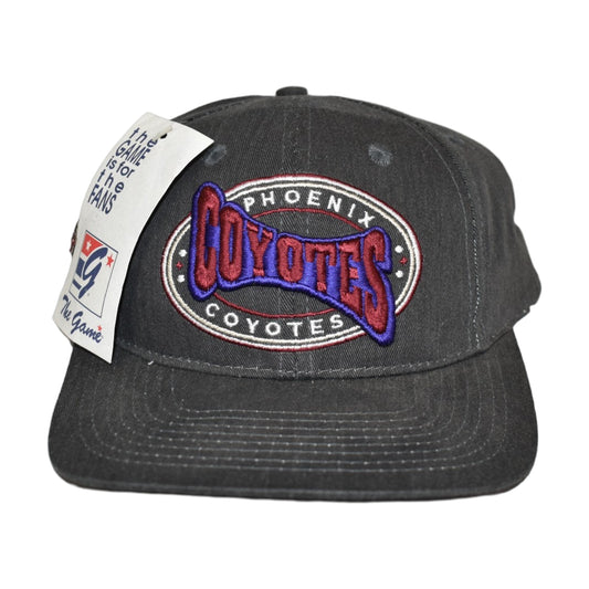Vintage Phoenix Coyotes The Game Snapback Hat - photo 1