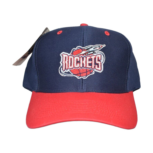 Vintage Houston Rockets Logo Athletic Snapback Hat navy/red - photo 1