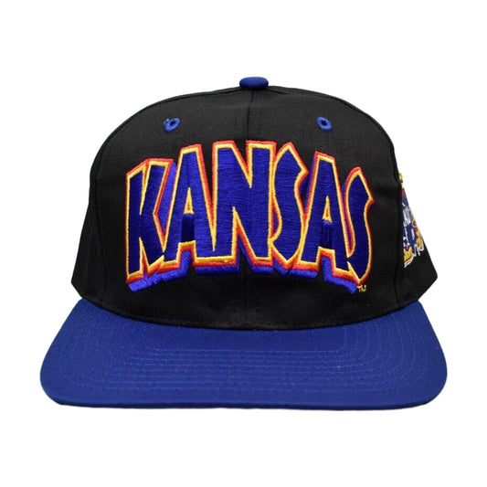 Vintage Kansas Jayhawks Twins Enterprise Snapback Hat - photo 1