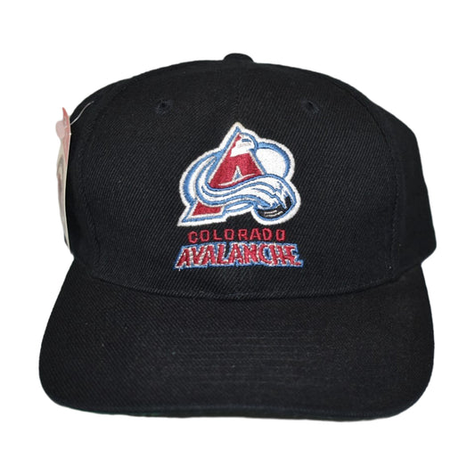 Vintage Colorado Avalanche Twins Enterprise Snapback Hat black - photo 1