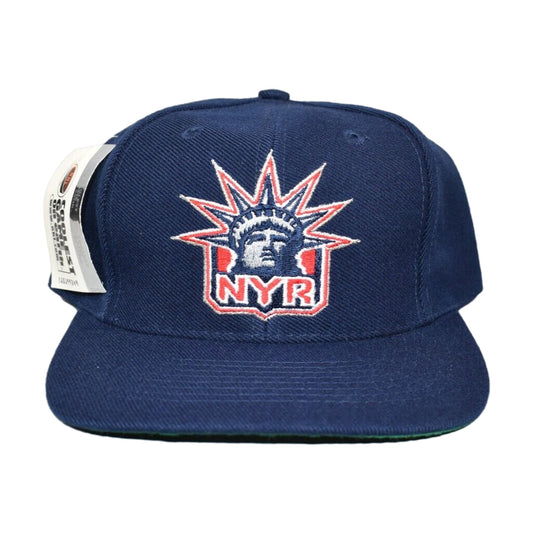 Vintage New York Rangers Twins Enterprise Snapback Hat navy - photo 1