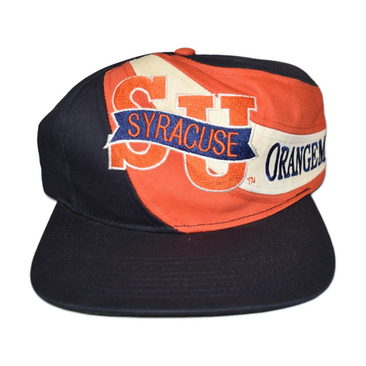 Vintage Syracuse Orange Twins Enterprise Snapback Hat - photo 1