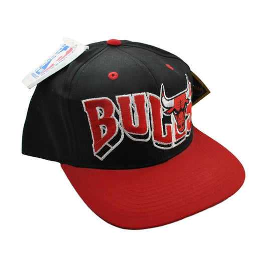 Vintage 90s Chicago Bulls Michael Jordan Snapback Hat black - photo 1