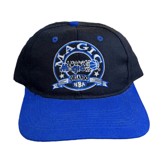 Vintage 90s Orlando Magic Fresh Caps Snapback Hat black - photo 1