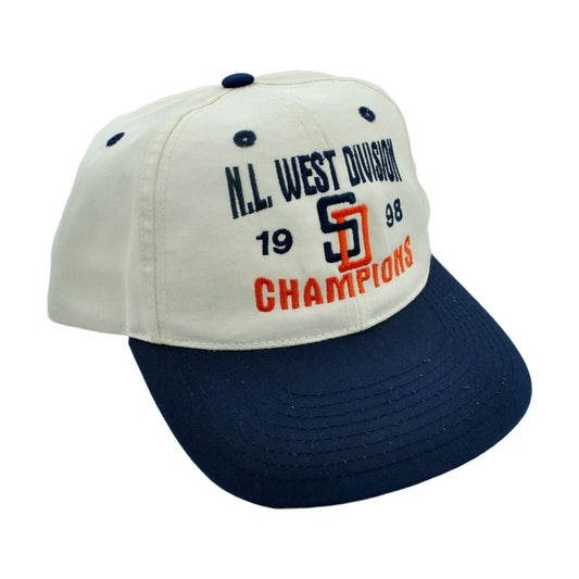 Vintage 1998 San Diego Padres Tony Gwynn Champions Snapback Hat - photo 1