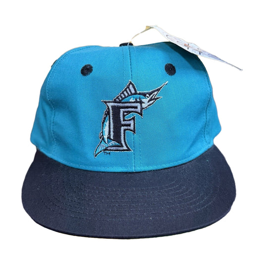 Vintage 90s Florida Marlins Sports Specialties Snapback Hat multi-color - photo 1
