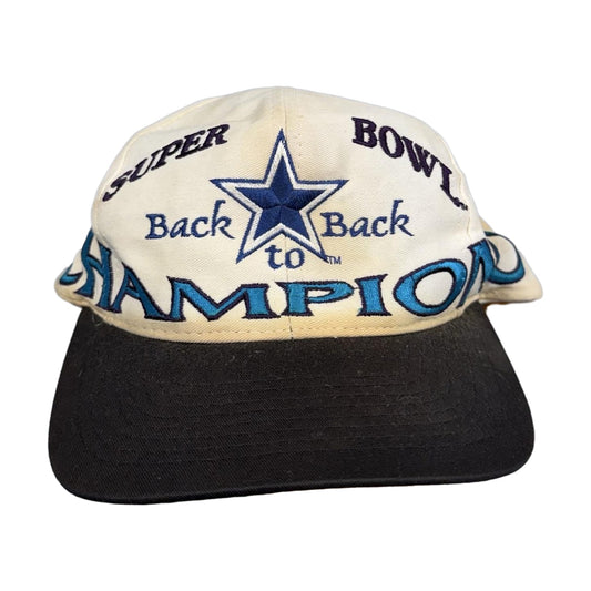 Vintage 90s Dallas Cowboys Logo 7 Snapback Hat multi-color - photo 1