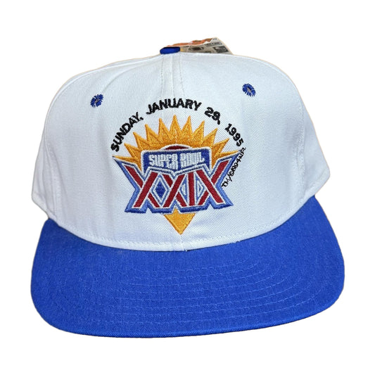Vintage 90s Super Bowl Xxx Ajd Snapback Hat white - photo 1