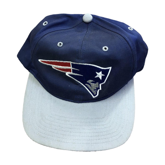 Vintage New England Patriots Twins Enterprise Snapback Hat blue - photo 1