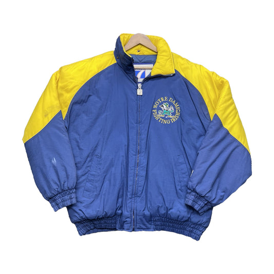 Vintage 90s Notre Dame Fighting Irish Logo 7 Jacket blue - photo 1