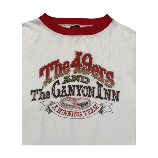 Vintage 80s San Francisco 49ers Anvil T-Shirt white - photo 1