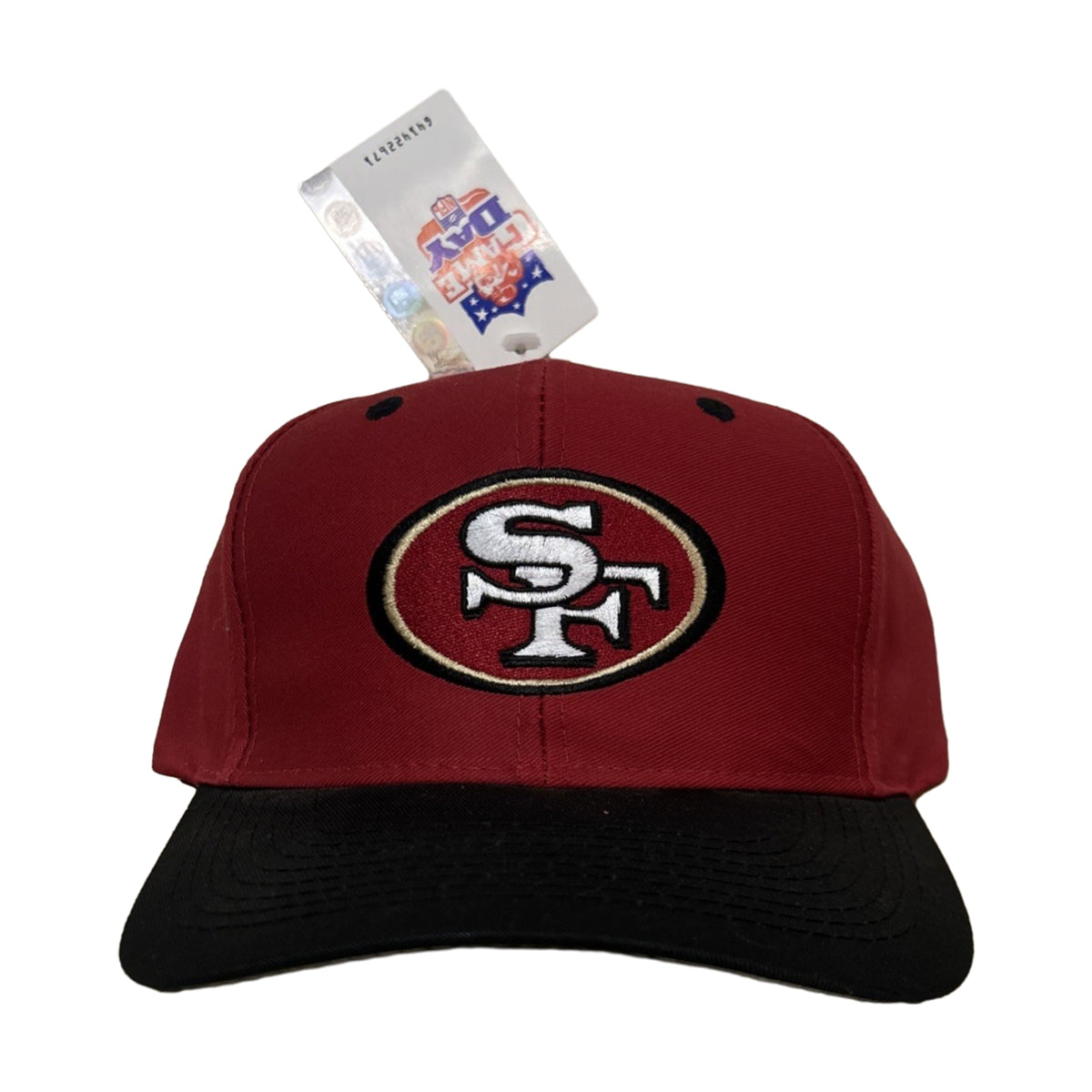 Vintage 90s San Francisco 49ers Logo Athletic Snapback Hat red - photo 1