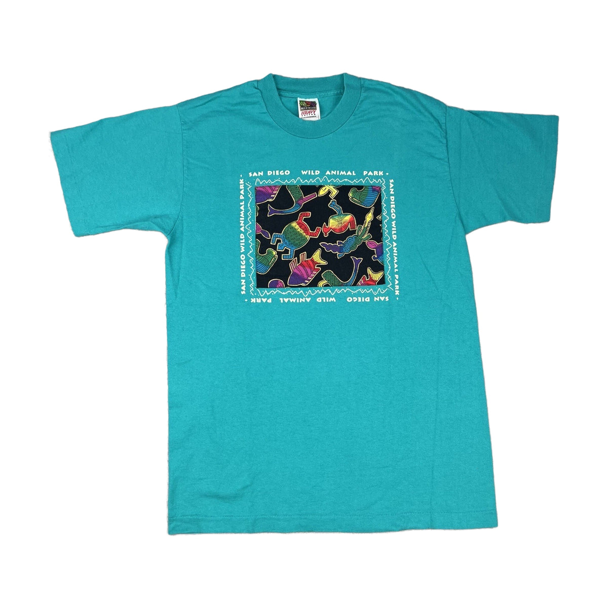 Vintage 90s San Diego Wild Fruit of the Loom T-Shirt blue - photo 1
