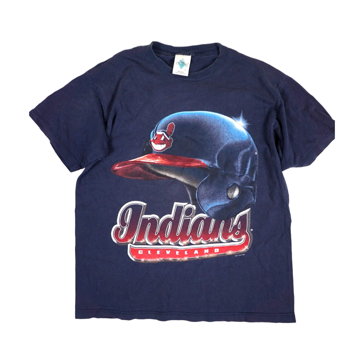 Vintage 1996 Cleveland Indians MLB T-Shirt blue - photo 1