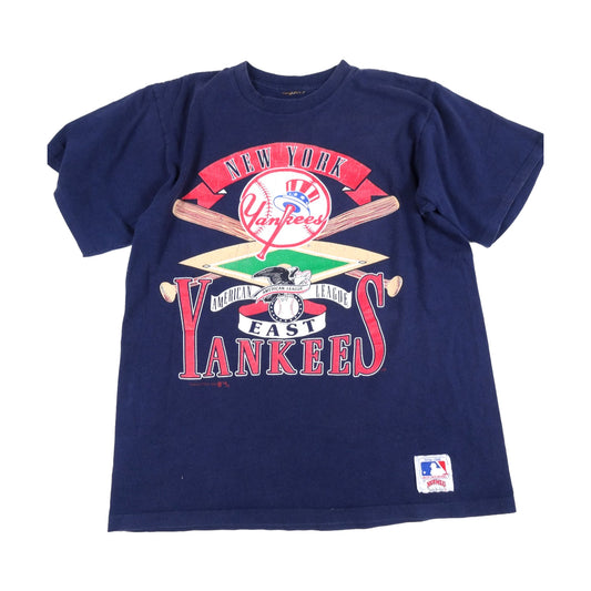 Vintage 1992 New York Yankees Nutmeg T-Shirt blue - photo 1
