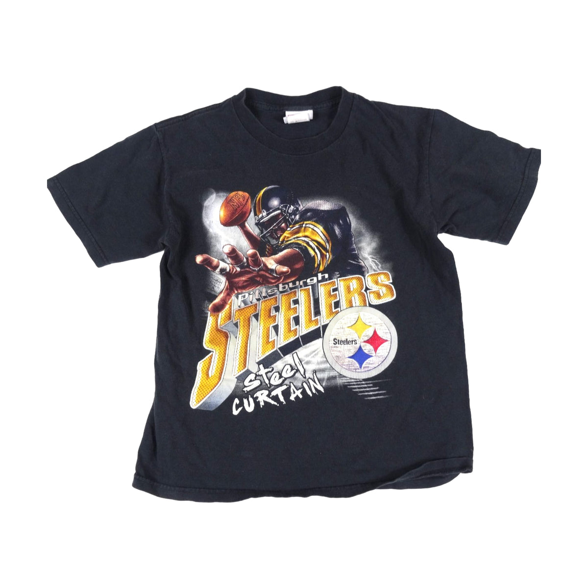 Vintage 90s Pittsburgh Steelers NFL T-Shirt black - photo 1