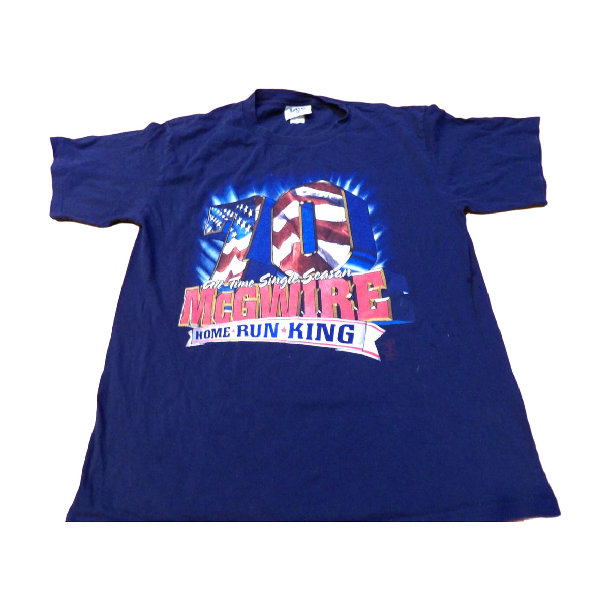 Vintage 90s St. Louis Cardinals Mark Mcgwire Lee T-Shirt blue - photo 1