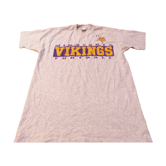 Vintage 90s Minnesota Vikings Salem Sportswear T-Shirt gray - photo 1