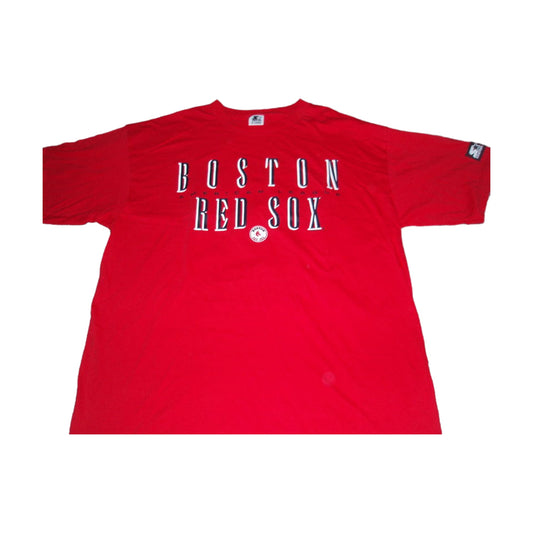 Vintage 90s Boston Red Sox Starter T-Shirt red - photo 1