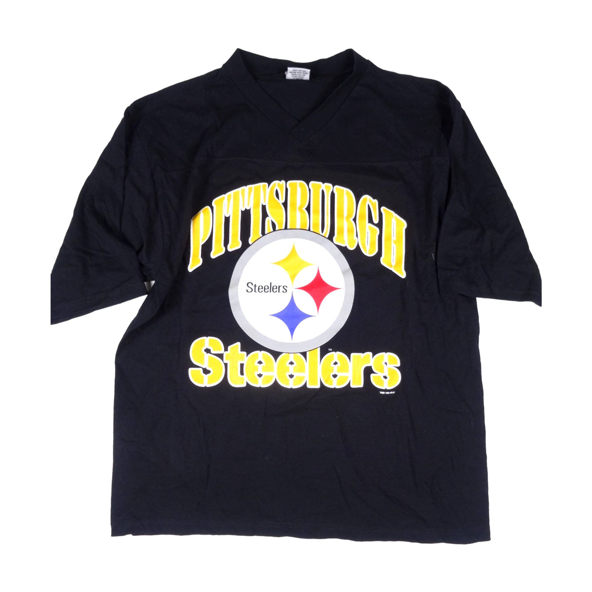 Vintage 1997 Pittsburgh Steelers Sport Attack T-Shirt black - photo 1