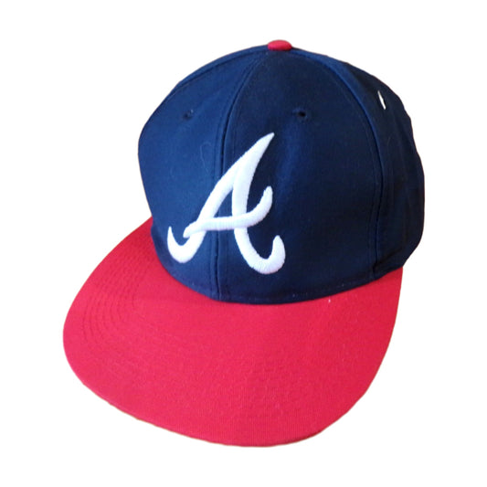 Vintage 90s Atlanta Braves Logo 7 Snapback Hat multi-color - photo 1