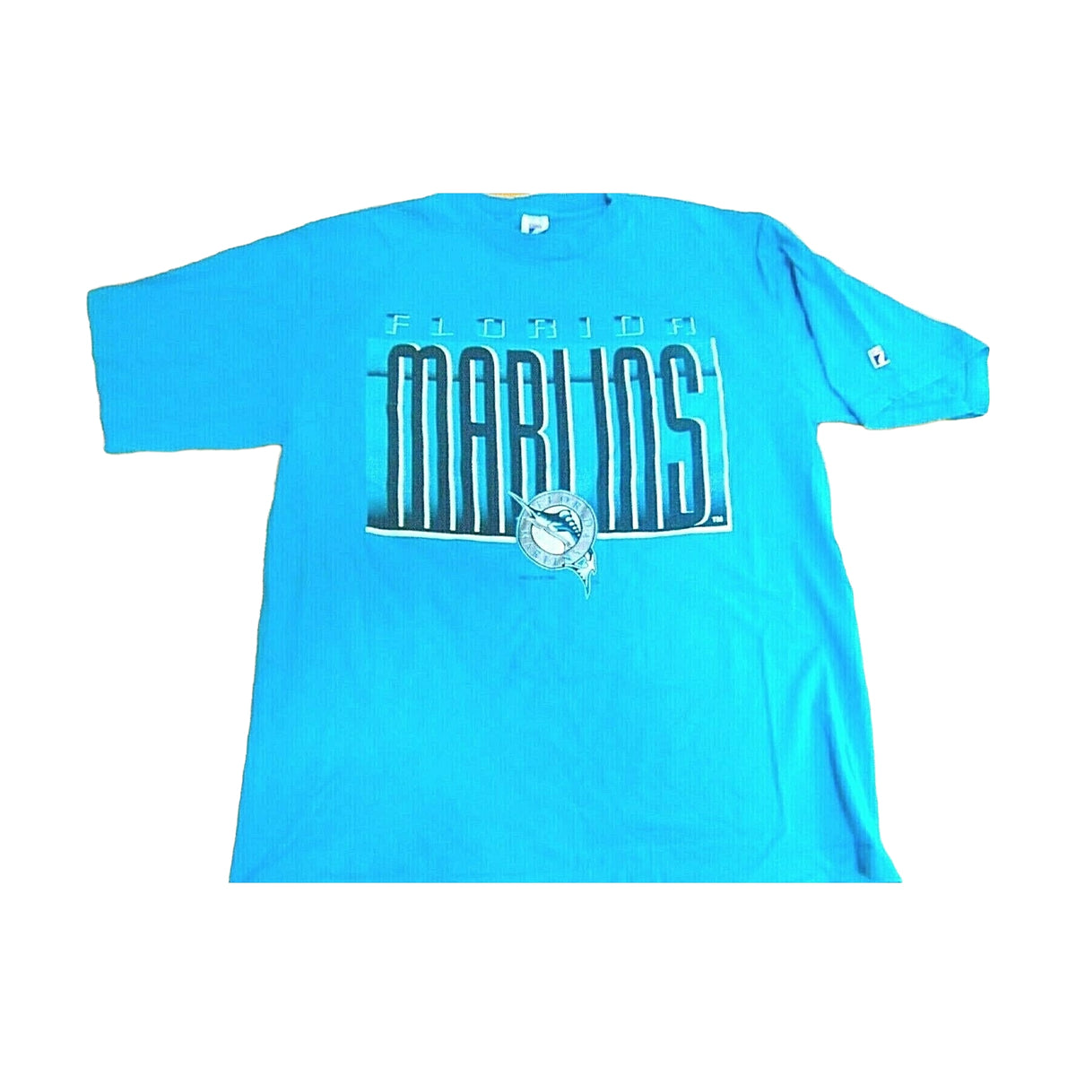 Vintage 1993 Florida Marlins Logo 7 T-Shirt - photo 1