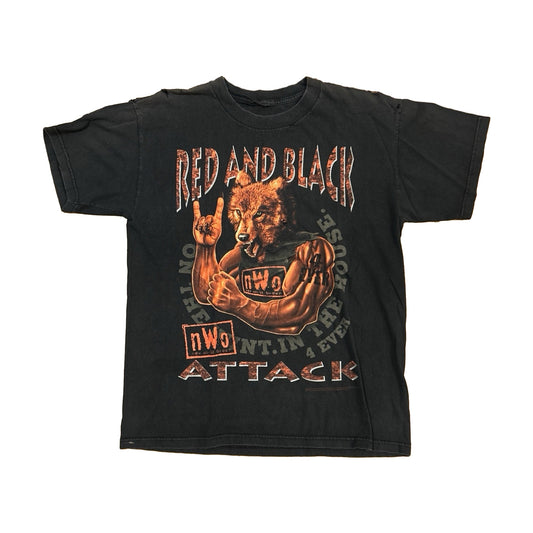 Vintage 1998 Wolfpack WWF T-Shirt black - photo 1